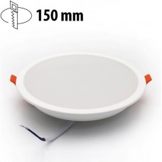 Φωτιστικό LED Στρογγυλό Χωνευτό 20W 230V 1700lm 3000K Θερμό Φως 21-112000